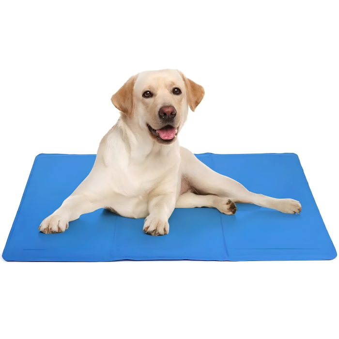 Covoras de racire pentru animale de companie VarioShop®, pentru podea, canapea, masina, pliabil, impermeabil, usor de curatat, 110x70 cm, albastru [12]