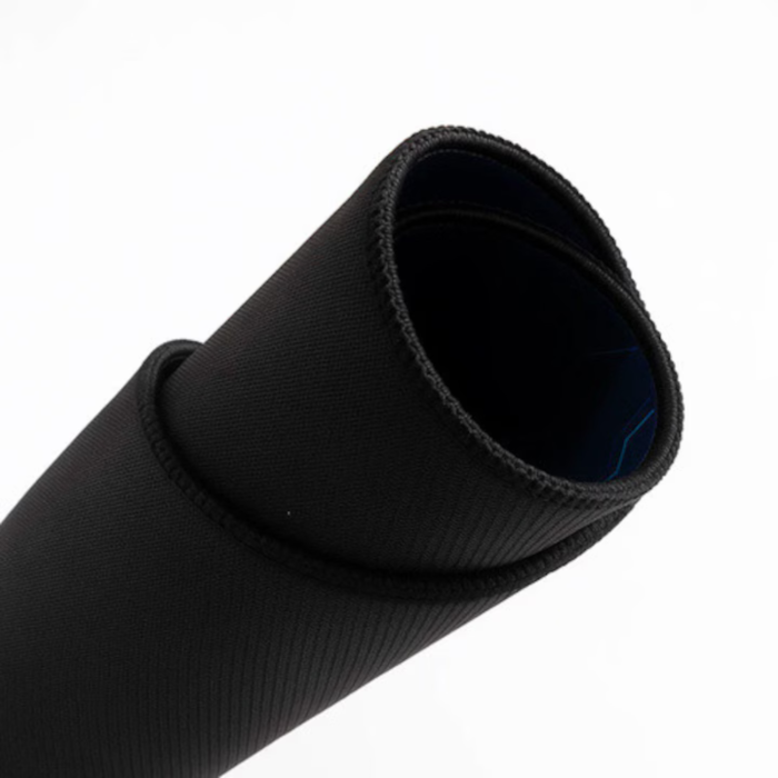 Covoras gaming pentru scaun VarioShop®, rotund 120x120 cm, antiderapant, impermeabil, protectie podea pentru scaune gaming si birou, lavabil la masina, negru [7]