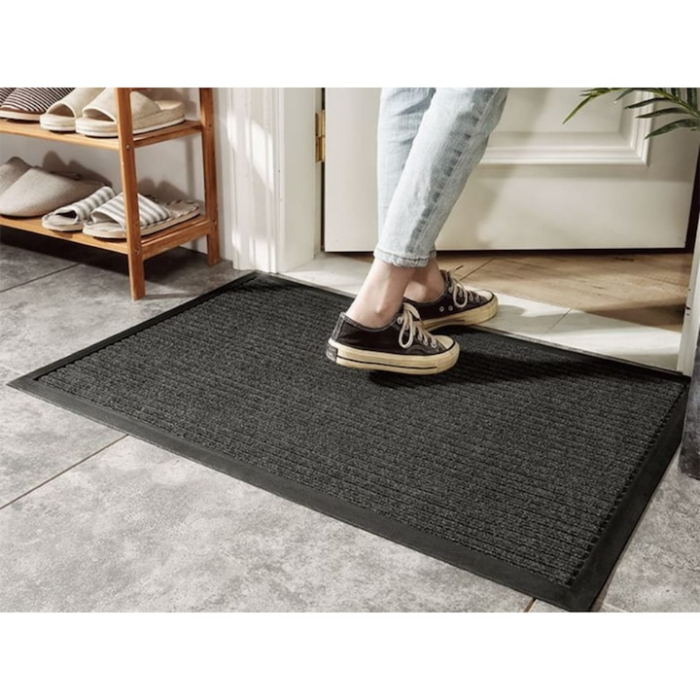 Covoras pentru intrare VarioShop®, cu suprafata din fibra sintetica si baza cauciucata antiderapanta, rezistent, modern si usor de curatat, 60 x 90 cm [3]