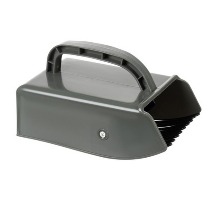 Culegator de fructe manual VarioShop®, ergonomic, pentru afine, mure, coacaze, zmeura si capsuni, ABS rezistent, 22x12x14 cm, gri [7]