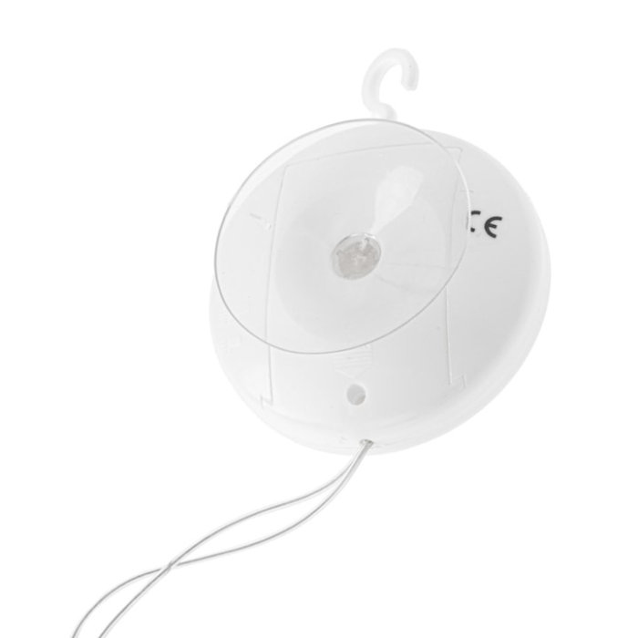 Decoratiune Craciun LED, Mos Craciun, multicolor, 20x18x2cm, alimentare baterii, montare cu ventuza [9]