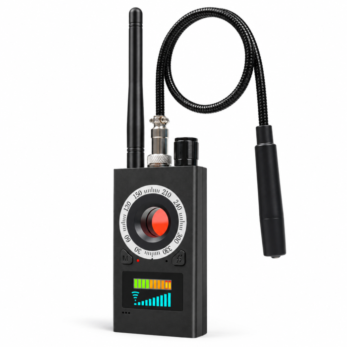 Detector camere ascunse VarioShop, pentru identificarea dispozitivelor de ascultare si localizatoarelor GPS/GSM, detectie RF, magnetica si laser, sensibilitate reglabila, pana la 6,5 GHz, autonomie pa [8]
