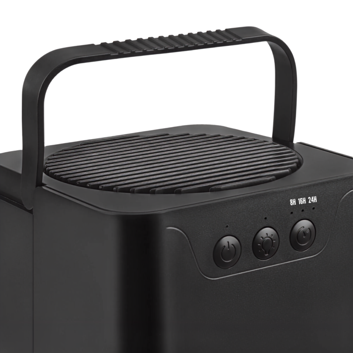 Dezumidificator compact VarioShop®, pentru locuinta, birou si spatii cu umiditate ridicata, rezervor 1400 ml, 36W, negru [10]