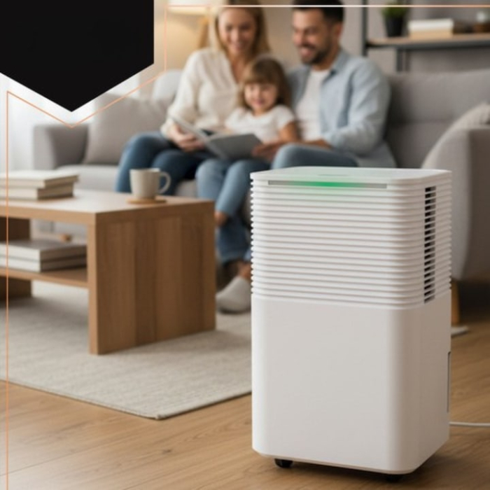 Dezumidificator de aer VarioShop, 12L/24h, control WiFi, alb, 44, 5x25, 5x22cm [12]