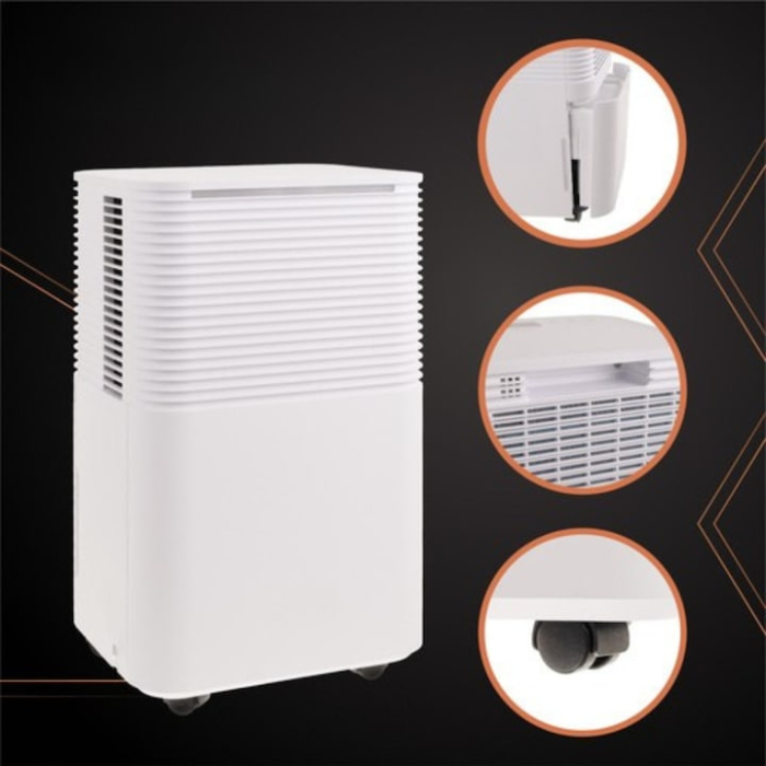 Dezumidificator de aer VarioShop, 12L/24h, control WiFi, alb, 44, 5x25, 5x22cm [8]