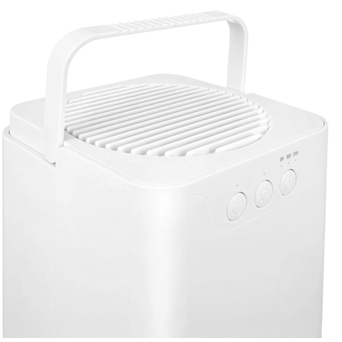 Dezumidificator de aer VarioShop®, pentru încăperi mici, rezervor 1400 ml, reduce umiditatea, 36W, 14,5 x 14,5 x 27,5 cm, alb [12]