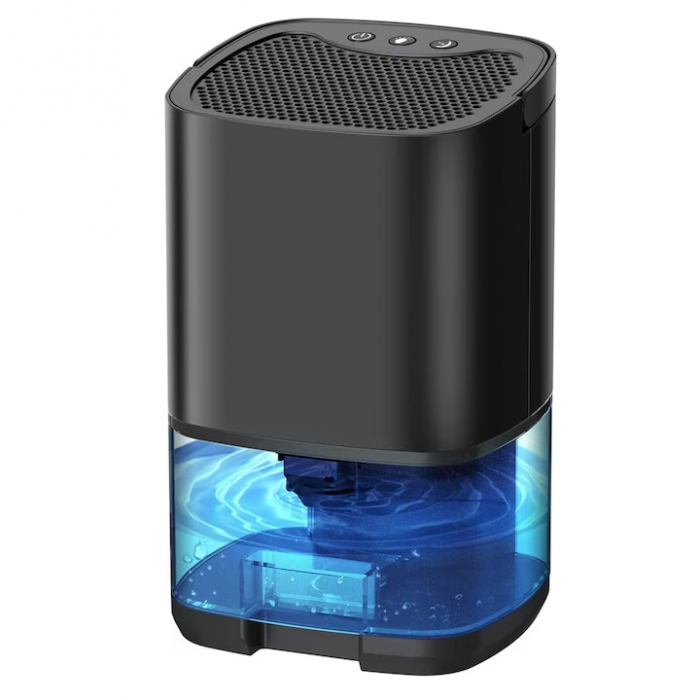 Dezumidificator pentru casa VarioShop®, rezervor 1000ml, doua moduri de lucru si 7 lumini LED colorate, cu functie de uscare si purificare a aerului, pentru dormitor, subsol, baie, bucatarie, birou, n [1]