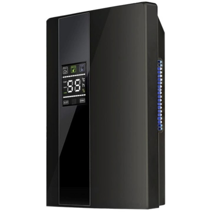 Dezumidificator si Purificator de Aer VarioShop®, Afisaj Temperatura/Umiditate, Tehnologie Peltier, Silentios, Anti-Mucegai, Telecomanda, Randament 650ml/zi, Putere 90W, Negru [1]