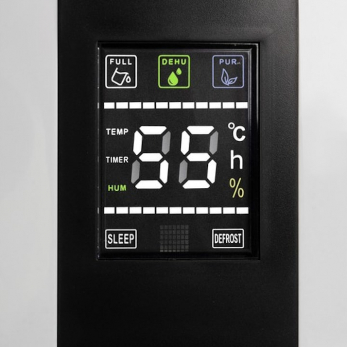 Dezumidificator si Purificator de Aer VarioShop®, Afisaj Temperatura/Umiditate, Tehnologie Peltier, Silentios, Anti-Mucegai, Telecomanda, Randament 650ml/zi, Putere 90 W, Alb [12]