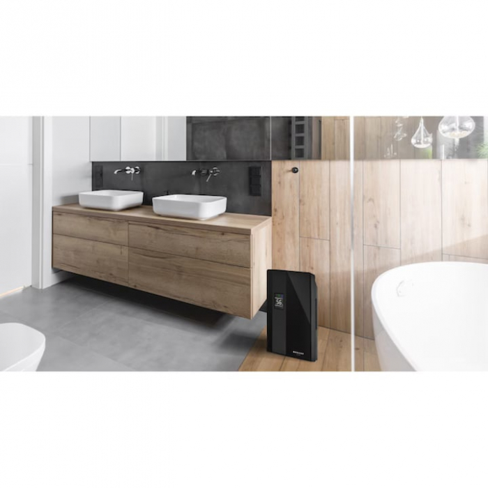 Dezumidificator si Purificator de Aer VarioShop®, Afisaj Temperatura/Umiditate, Tehnologie Peltier, Silentios, Anti-Mucegai, Telecomanda, Randament 650ml/zi, Putere 90W, Negru [10]