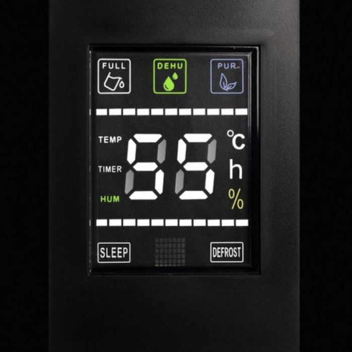 Dezumidificator si Purificator de Aer VarioShop®, Afisaj Temperatura/Umiditate, Tehnologie Peltier, Silentios, Anti-Mucegai, Telecomanda, Randament 650ml/zi, Putere 90W, Negru [20]