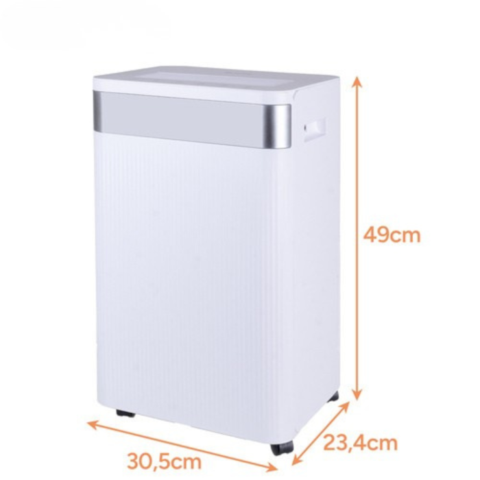Dezumidificator VarioShop®, 20L/24h cu WiFi, Umidistat Reglabil, Temporizator 1–24h, Rezervor 4.3L, Mod Uscare Rufe, Zgomot Redus 43 dB, Drenaj Continu, Agent Ecologic R290 [9]