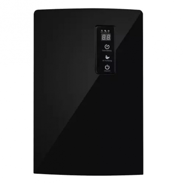Dezumidificator VarioShop®, Functie Purificare, Higrometru si Termometru, Silentios, Rezistent la Temperaturi Scazute, Acoperire 30 mp, Rezervor 1500 ml, 65 W, 36 x 24 x 13 cm, Negru [1]