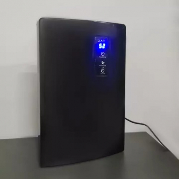 Dezumidificator VarioShop®, Functie Purificare, Higrometru si Termometru, Silentios, Rezistent la Temperaturi Scazute, Acoperire 30 mp, Rezervor 1500 ml, 65 W, 36 x 24 x 13 cm, Negru [10]