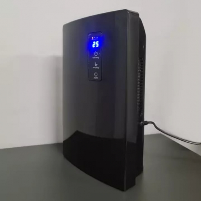 Dezumidificator VarioShop®, Functie Purificare, Higrometru si Termometru, Silentios, Rezistent la Temperaturi Scazute, Acoperire 30 mp, Rezervor 1500 ml, 65 W, 36 x 24 x 13 cm, Negru [11]