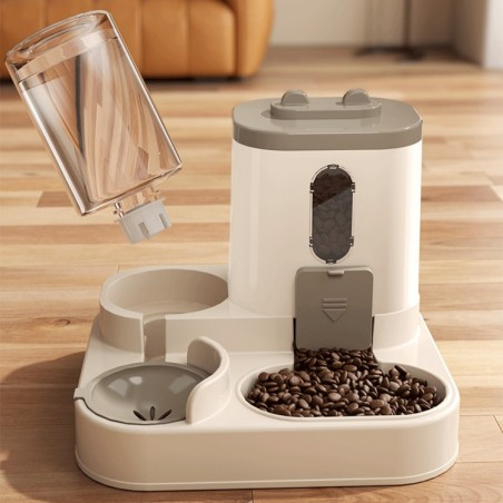 Dispenser automat de apa si mancare pentru pisici si caini 25x23x20 cm [3]