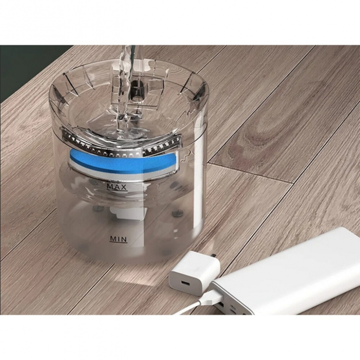 Dispenser de apa automat pentru caini si pisici VarioShop® pentru hidratarea optima a animalelor de companie, cu design adaptabil si capacitate extinsa, senzor infrarosu, purificare apa, ultra-silenti [19]