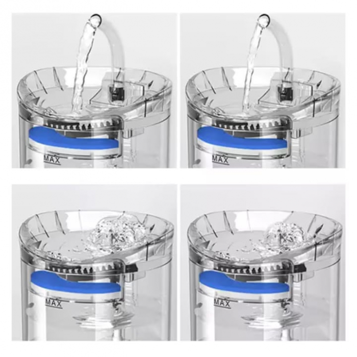 Dispenser de apa automat pentru caini si pisici VarioShop® pentru hidratarea optima a animalelor de companie, cu design adaptabil si capacitate extinsa, senzor infrarosu, purificare apa, ultra-silenti [14]