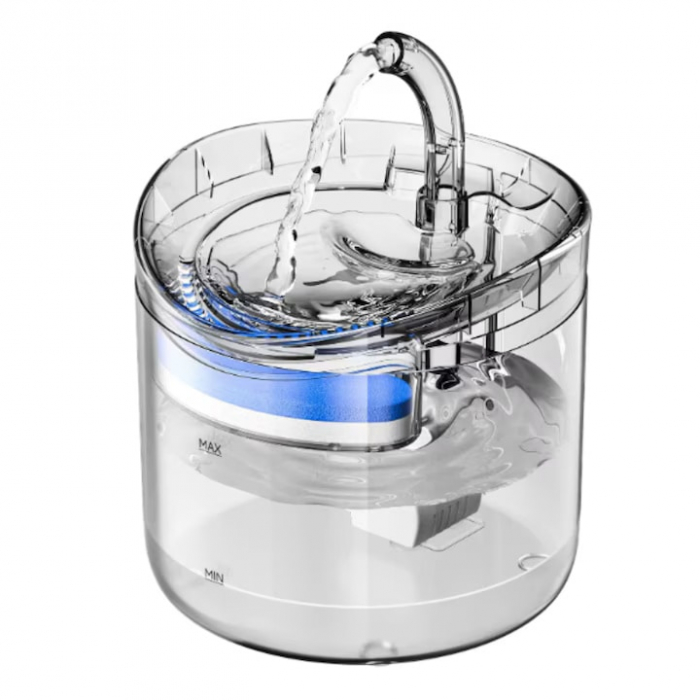 Dispenser de apa automat pentru caini si pisici VarioShop® pentru hidratarea optima a animalelor de companie, cu design adaptabil si capacitate extinsa, senzor infrarosu, purificare apa, ultra-silenti [1]