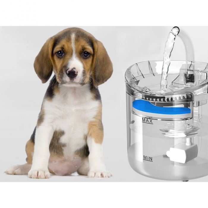Dispenser de apa automat pentru caini si pisici VarioShop® pentru hidratarea optima a animalelor de companie, cu design adaptabil si capacitate extinsa, senzor infrarosu, purificare apa, ultra-silenti [15]