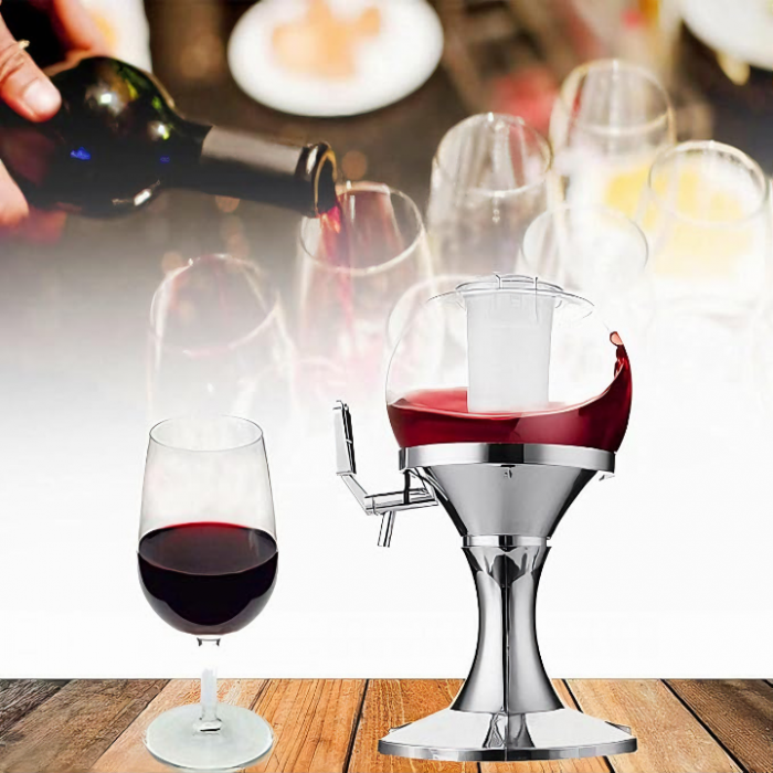 Dispenser de bauturi VarioShop® cu recipient pentru gheata, pentru bauturi alcoolice sau sucuri, in forma de glob, 41 x 24 cm, 3.5 L [8]