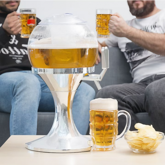 Dispenser de bauturi VarioShop® cu recipient pentru gheata, pentru bauturi alcoolice sau sucuri, in forma de glob, 41 x 24 cm, 3.5 L [7]