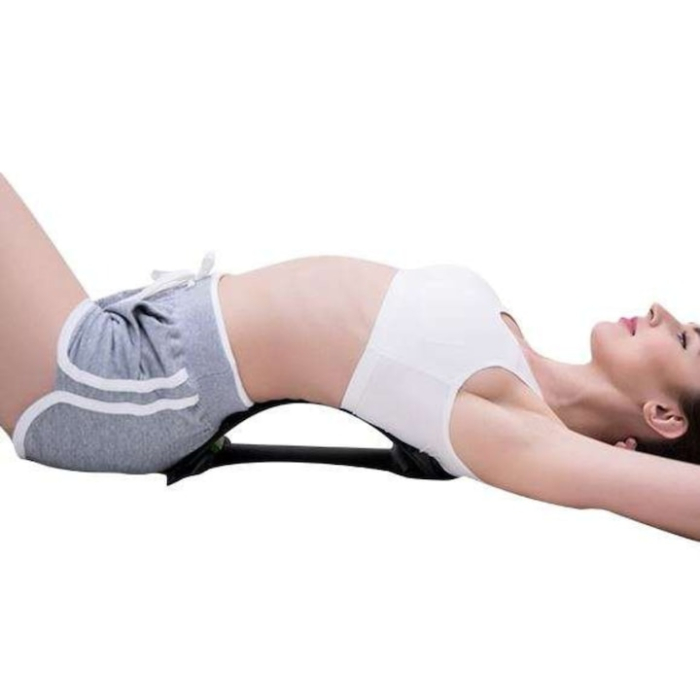 Dispozitiv de intindere a spatelui VarioShop®, cu masaj si acupresura, 3 niveluri reglabile, presopunctura, relaxare musculara, Negru [6]