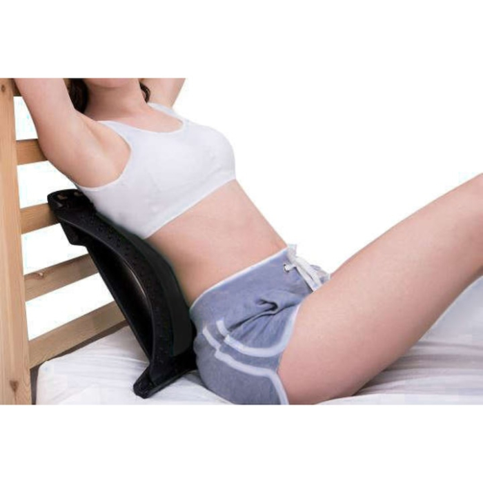 Dispozitiv de intindere a spatelui VarioShop®, cu masaj si acupresura, 3 niveluri reglabile, presopunctura, relaxare musculara, Negru [8]