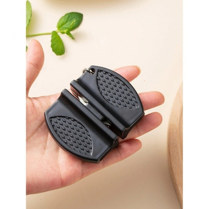Dispozitiv pentru ascutit cutite VarioShop®, 2 Nivele de Ascutire, Portabil, 7 x 6 cm, Negru [5]
