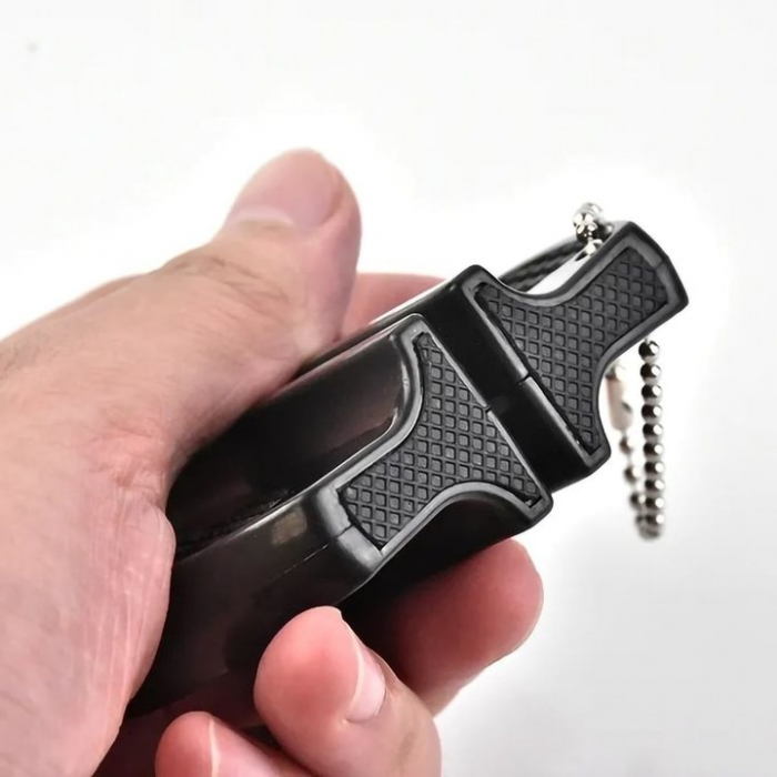 Dispozitiv pentru ascutit cutite VarioShop®, 2 Nivele de Ascutire, Portabil, 7 x 6 cm, Negru [3]