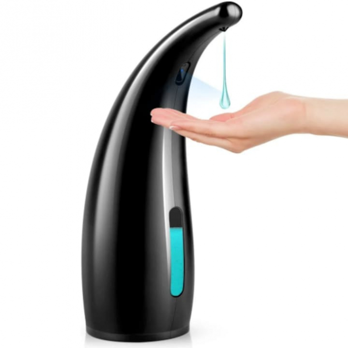 Dozator automat cu senzor pentru sapun lichid VarioShop®, rezistent la apa IPX7, capacitate 300 ml, dimensiuni, 22 x 14 x 7 cm, Negru [10]