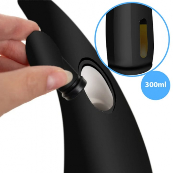 Dozator automat cu senzor pentru sapun lichid VarioShop®, rezistent la apa IPX7, capacitate 300 ml, dimensiuni, 22 x 14 x 7 cm, Negru [15]