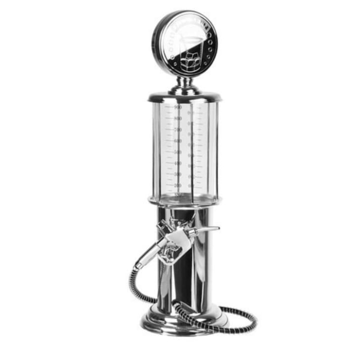 Dozator de bauturi VarioShop®, capacitate 1L, tip pompa, design retro, cu furtun si maneta pentru autoservire, ideal pentru bere, vin, vodca sau suc, accesoriu inedit pentru petreceri si bar acasa [6]