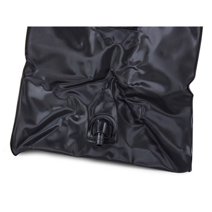 Dus solar portabil 40l VarioShop®, pentru camping gradina si plaja cu furtun si agatatoare, incalzire naturala a apei si design compact, Negru [13]