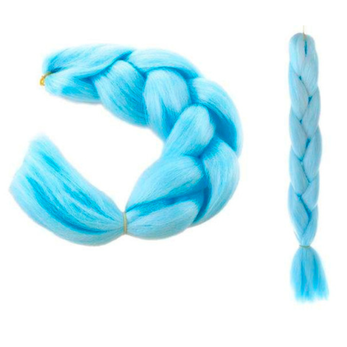 Extensie par sintetic VarioShop® pentru impletituri, fibra sintetica, rezistente la temperaturi ridicate, 60 cm, albastru [5]