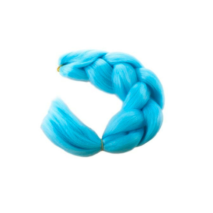 Extensie par sintetic VarioShop® pentru impletituri, fibra sintetica, rezistente la temperaturi ridicate, 60 cm, albastru [6]