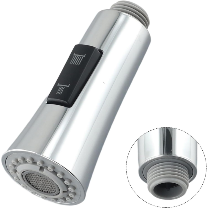 Extensie pentru robinet VarioShop®, universal, pentru baie, bucatarie, dimensiune M22, 2 moduri de pulverizare, economisire apa, instalare usoara, Argintiu [5]