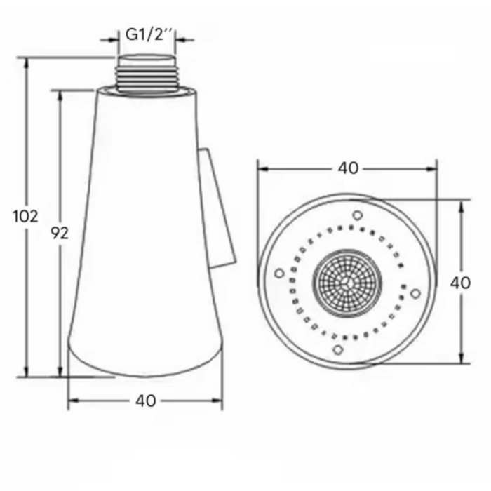 Extensie pentru robinet VarioShop®, universal, pentru baie, bucatarie, dimensiune M22, 2 moduri de pulverizare, economisire apa, instalare usoara, Argintiu [7]
