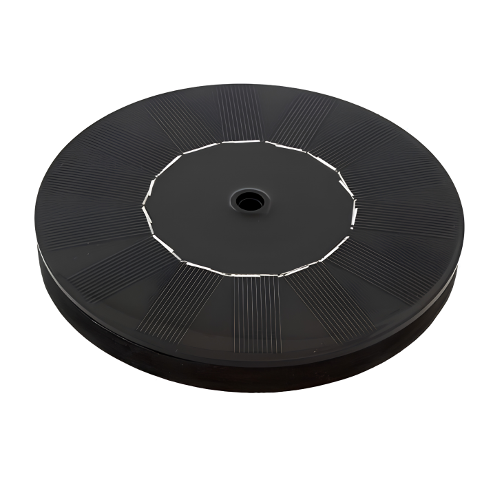 Fantana solara plutitoare VarioShop®, pentru iaz si decorarea apei, fara cabluri, debit 160 L/ora, panou 16 cm, negru [13]
