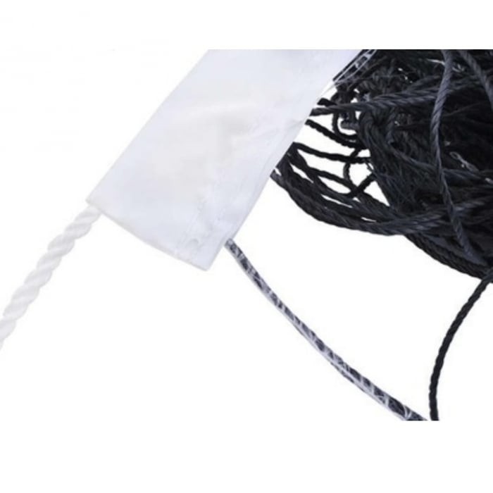Fileu VarioShop® pentru volei, badminton si tenis, Plasa rezistenta, Cadru durabil, Geanta de transport cu fermoar si maner inclusa, Dimensiune 9.5 x 1 m, Negru [13]