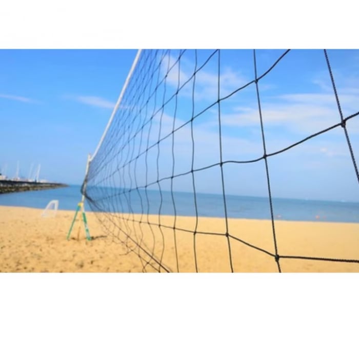 Fileu VarioShop® pentru volei, badminton si tenis, Plasa rezistenta, Cadru durabil, Geanta de transport cu fermoar si maner inclusa, Dimensiune 9.5 x 1 m, Negru [4]