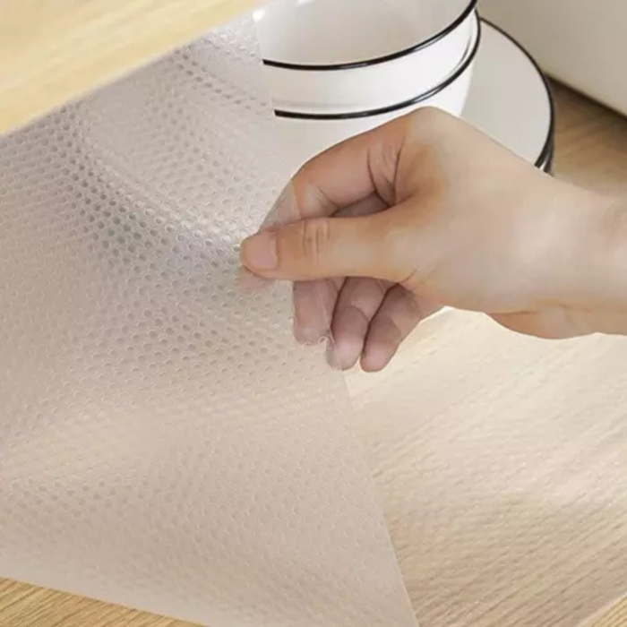 Folie protectie anti-alunecare pentru dulapuri si sertare VarioShop®, taiere la dimensiune, 300 x 50 cm, protectie impotriva alunecarii si zgarieturilor, universal, Transparent [10]