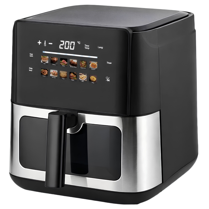 Friteuza cu aer cald VarioShop®, 8L, gatire fara ulei pentru preparate crocante, 12 programe automate, 1700W, 42 x 31 x 35 cm, negru [9]