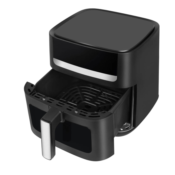 Friteuza cu aer cald VarioShop®, Air Fryer cu 8 programe, pentru cartofi, carne, peste si prajituri, functie decongelare, fereastra vizualizare, panou tactil LED, 1800W, 8L, negru [11]