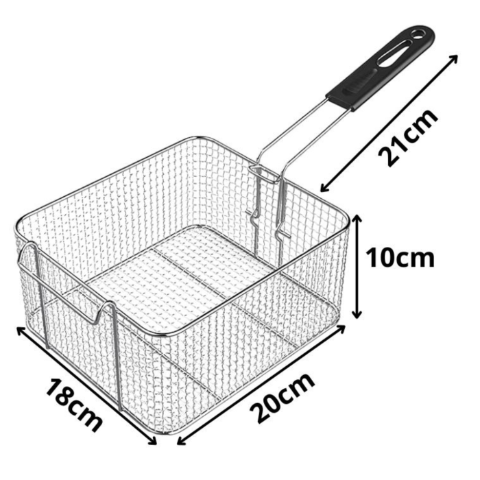 Friteuza electrica VarioShop® 6L, 2500W, termostat reglabil 60-200°C, cos detasabil, antiaderenta, inox, argintiu, 42x28x28 cm [8]