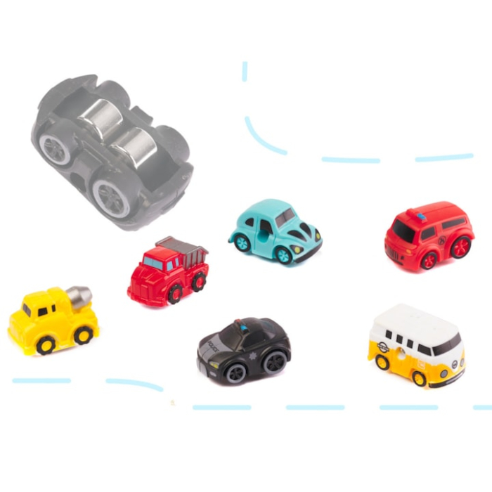 Garaj parcare copii cu 4 etaje VarioShop®, lift electric, lumini si sunete, 6 masini incluse, jucarie interactiva cu efecte, heliport si drumuri modulare, Multicolor [4]