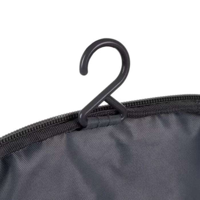 Geanta de toaleta suspendabila VarioShop®, material impermeabil, maner ergonomic, carlig, 11 compartimente, portabila, 25 x 20 x 14.5 cm, Gri [16]
