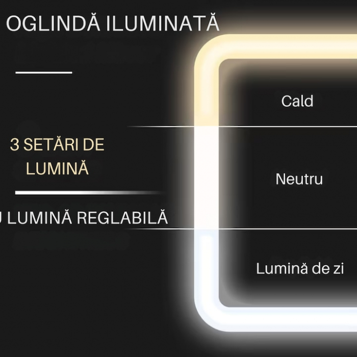 Geanta de voiaj pentru cosmetice VarioShop®, cu oglinda pentru make-up iluminata cu tehnologie LED si o extra-oglinda pentru detalii mici, compartimente reglabile, dimensiuni 26 x 23 x 11 cm, roz [6]