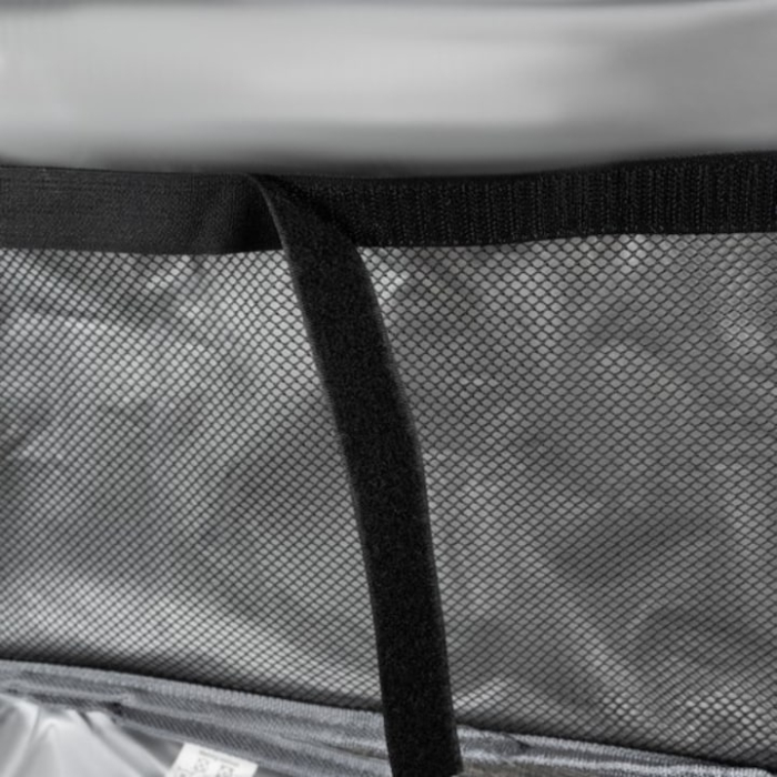 Geanta termica mare 40l VarioShop®, pentru plaja sau calatorii, tesatura impermeabila, interior izolat cu spuma, 2 pachete racire, curea reglabila si manere rezistente, 47 x 28.5 x 30 cm, Gri [9]