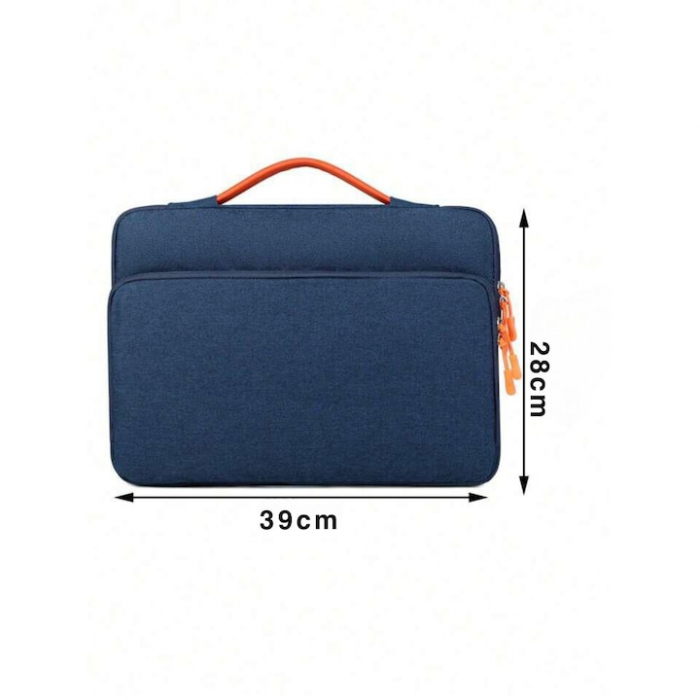 Geanta Universala VarioShop®, pentru Laptop 15.6 inch, Rezistenta la Apa, Design Clasic si Elegant, Compatibila laptop Apple MacBook Air, MacBook Pro Touch Bar, Asus, Acer, Dell, Huawei, 39 x 4.5 x 28 [8]